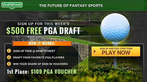 Free Fantasy Golf Draft