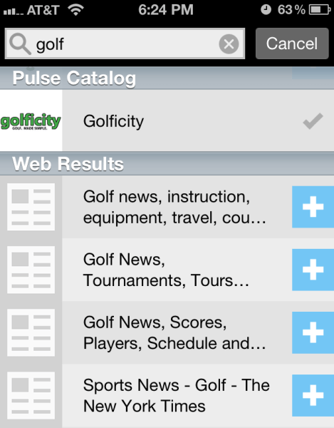 Golficity is now a pulse featured site