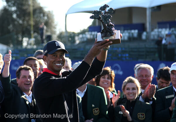Tiger Woods Torrey Pines Farmers Insurance Open Trophy