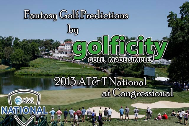Fantasy Golf Predictions - 2013 AT&T National