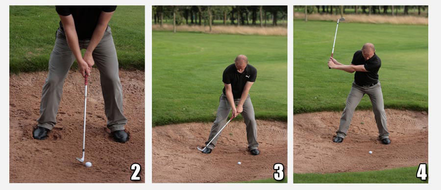 Golf Bunker Tips - Positions 2-4