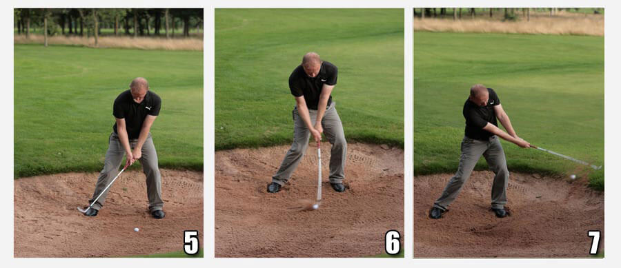 Golf Bunker Tips - Positions 5-6
