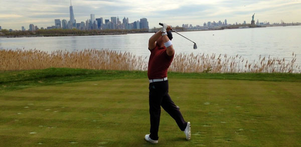 Tee Time at Liberty National Golf Course