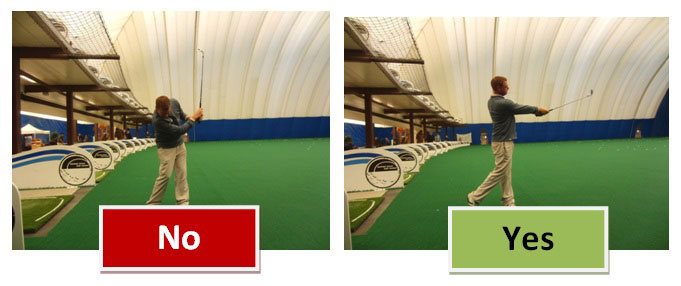 Staying Down on the Golf Ball