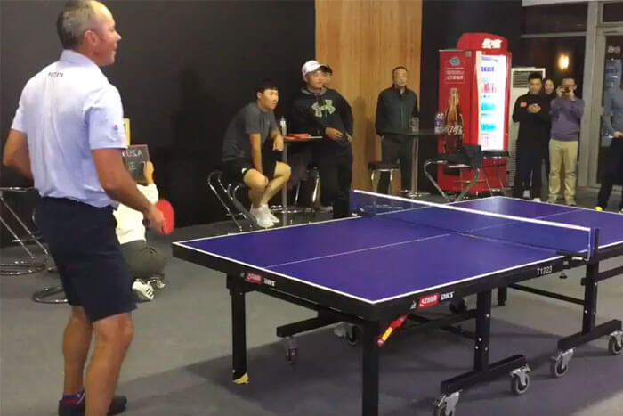 Matt Kuchar Ping Pong