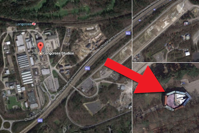 Millennium Falcon Spotted Yards from Golf Course