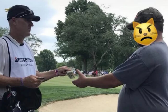 Joe Lacava pays heckler