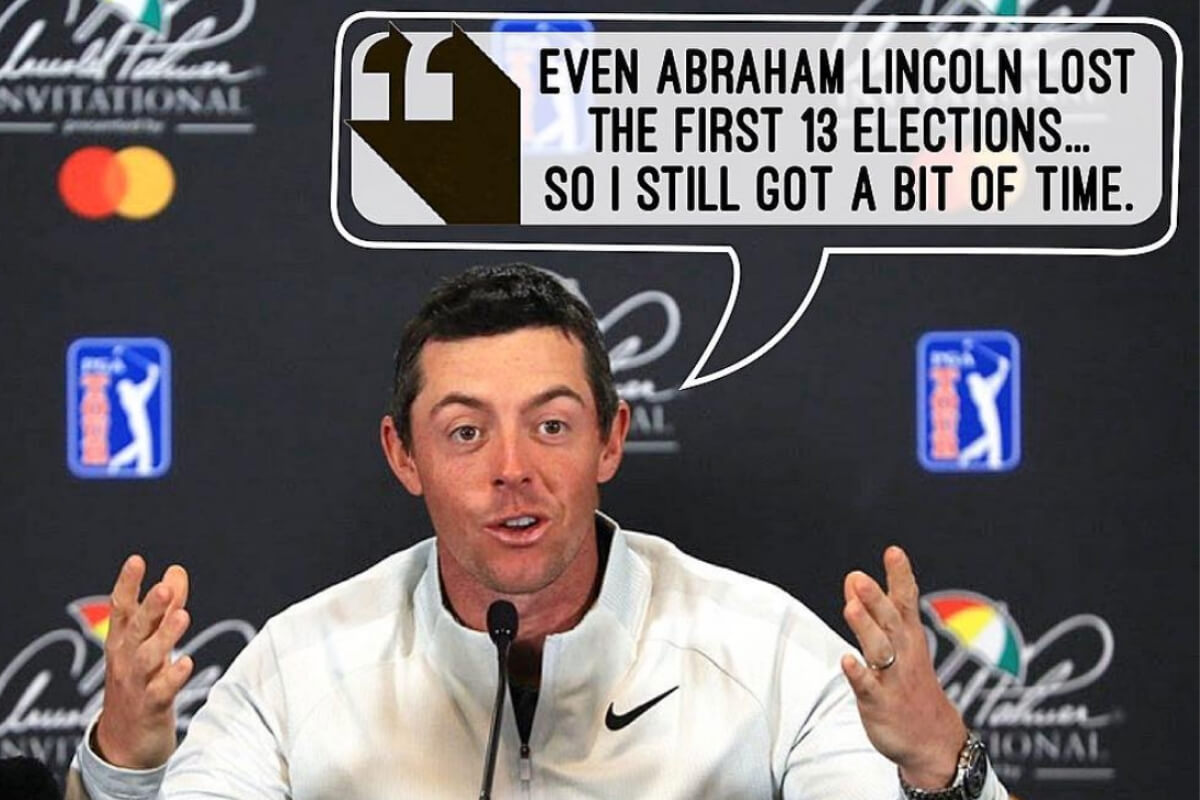 Rory McIlroy Abe Lincoln