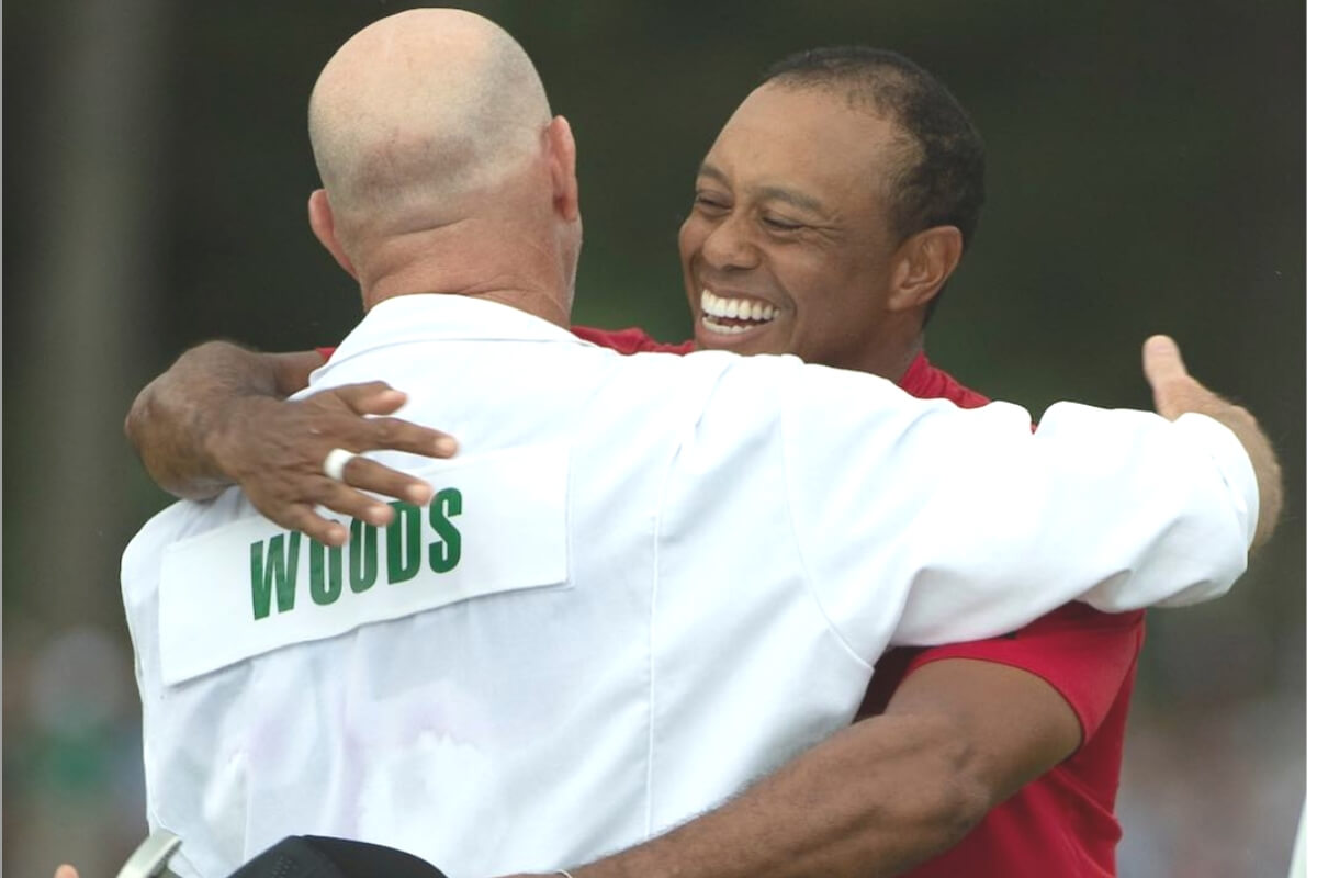 Tiger Woods Joe LaCava Text