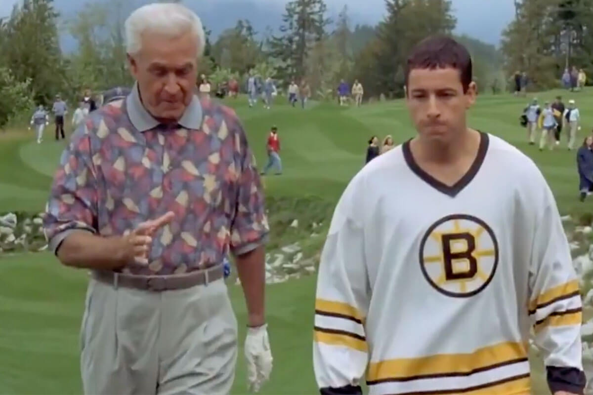 25 Years Ago Today, Happy Gilmore And Bob Barker Clashed In An Epic Brawl  At The Pepsi Pro-Am