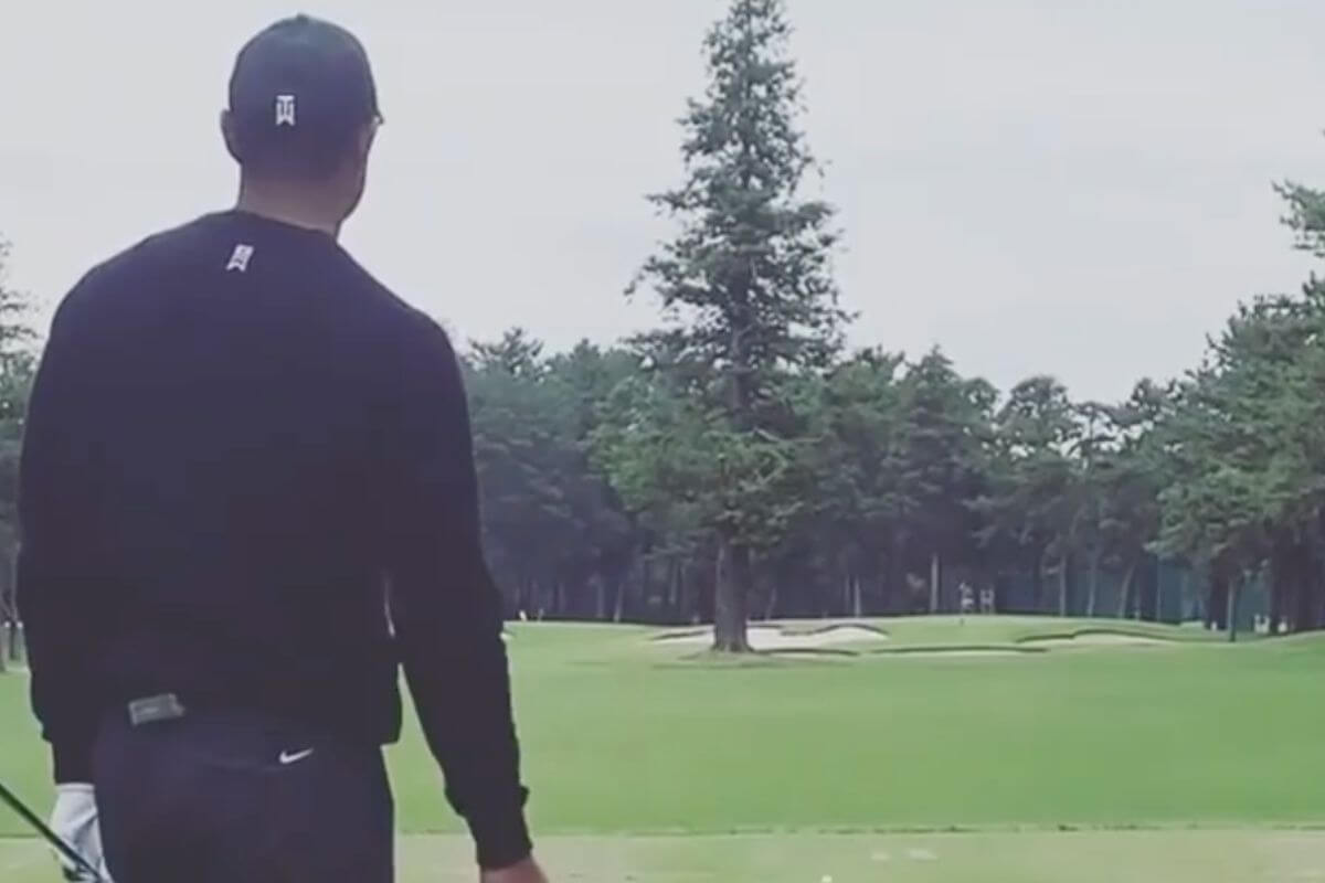 Tiger Woods Trick Shot