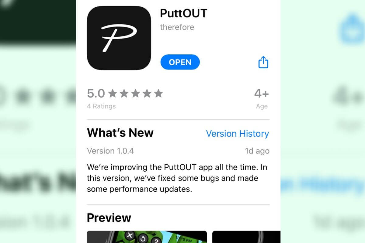 Puttout App Game