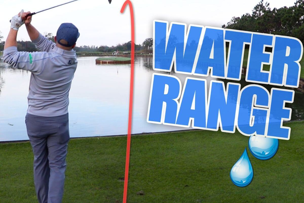 Water Driving Range Celebration Golf