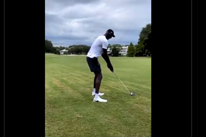Tacko-Fall-Golf