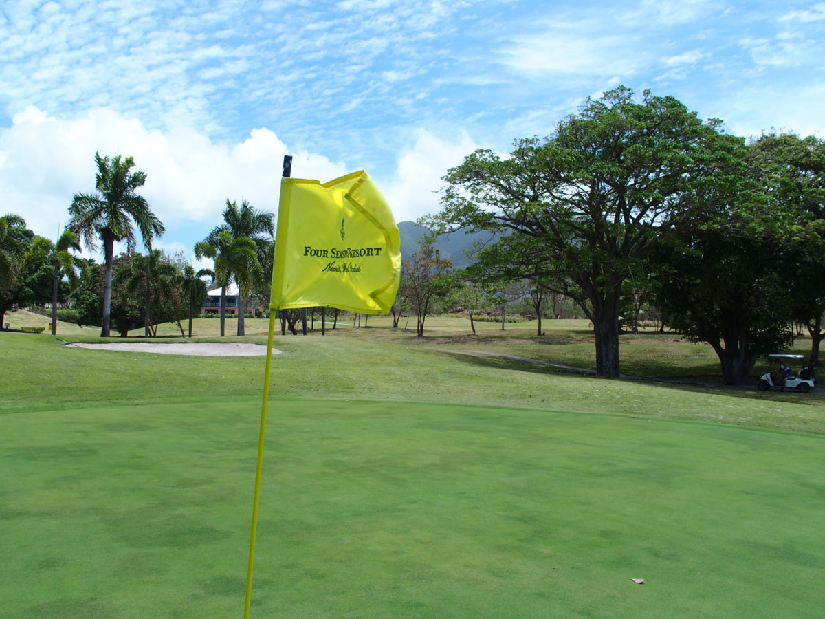 Island-of-Nevis-Golf-Loving-Dog-Flag