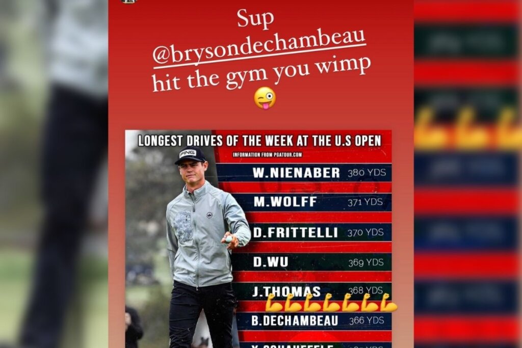 Bryson Justin Thomas Long Drive