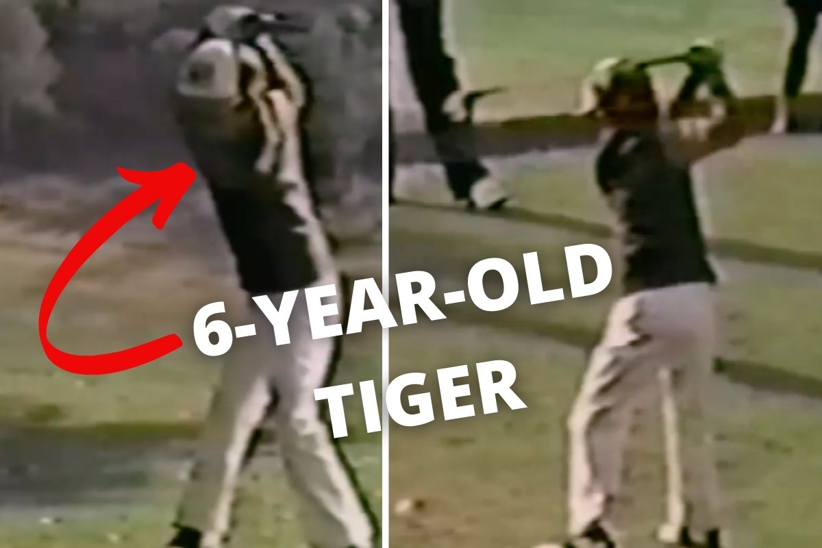Tiger Woods 6 year old