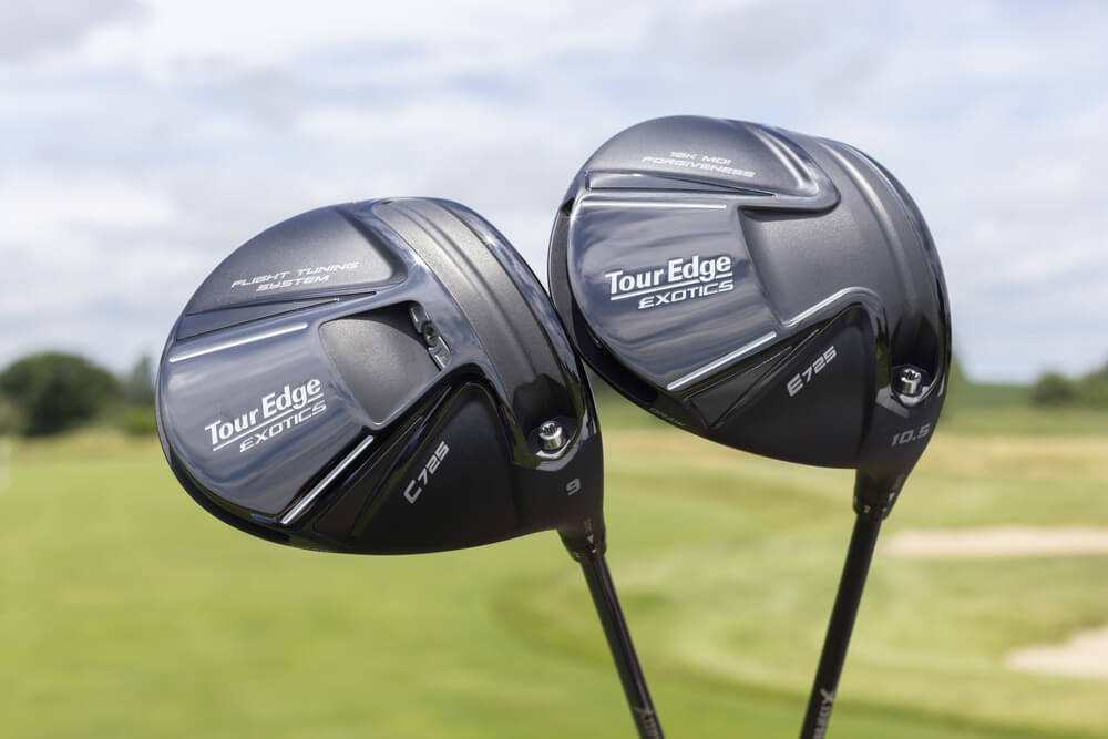Tour Edge Debuts Exotics 725 Drivers, including the 10K MOI E725 Driver