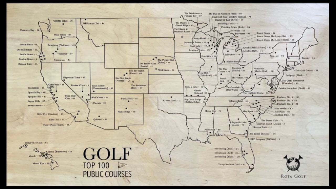 Rota Golf Map