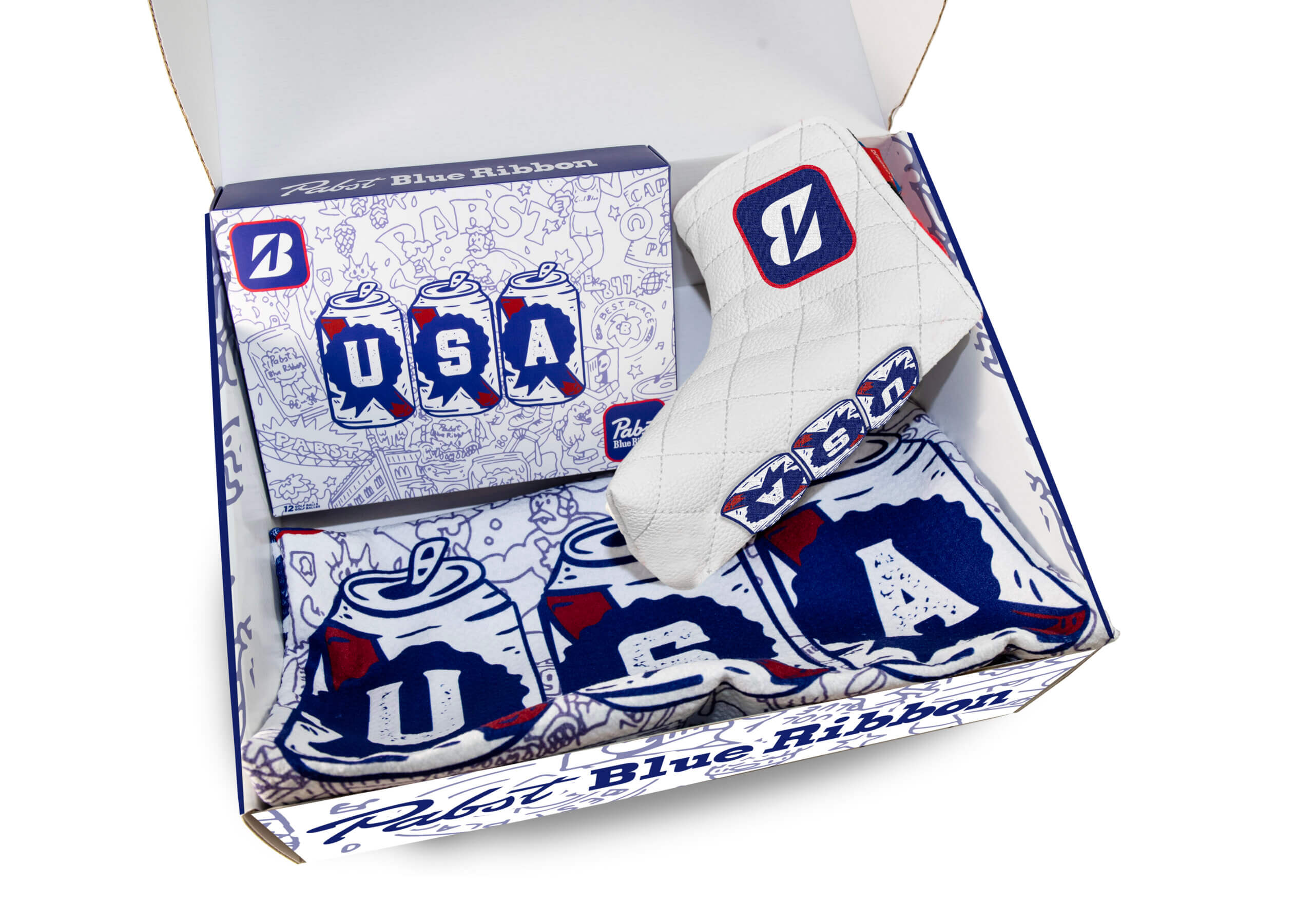 Bridgestone x Pabst Blue Ribbon Collab Lights Up U.S. Open Once Again