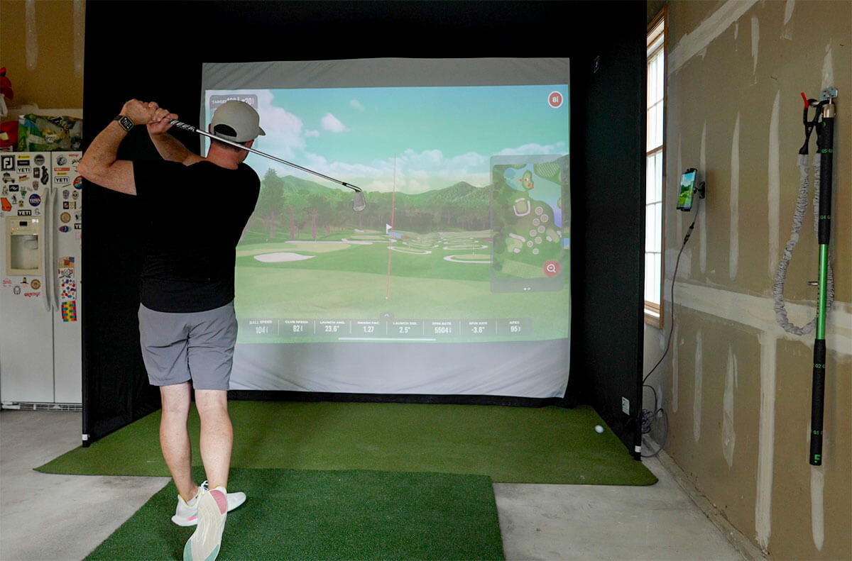 Garage-Golf-Simulator-Enclosure