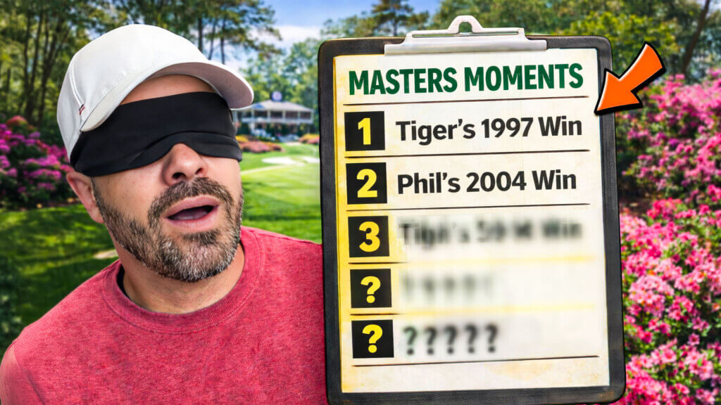 Blind Ranking The Most Iconic Masters Moments